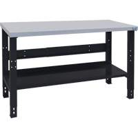 Industrial Modular Workbench, 48" W x 24" D x 1000 lbs. Capacity Mukwa Safety Services