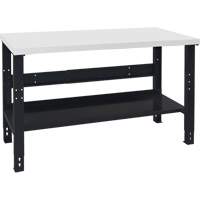 Industrial Modular Workbench, 48" W x 24" D x 1000 lbs. Capacity Mukwa Safety Services