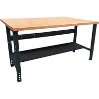 Industrial Modular Workbench, 1000 lbs. Cap., 72" W x 48" D Mukwa Safety Services