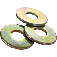USS Flat Washer, Yellow Zinc, 3/8" Mukwa Safety Services