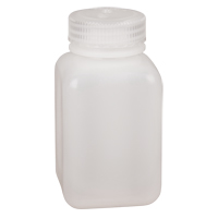 Easy-Grip Space-Saver Bottles, Square, 8 oz., Plastic Mukwa Safety Services