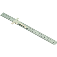 Pocket Rule, 6" L, Steel, 1/64" (1 mm) Graduations Mukwa Safety Services