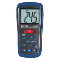 Thermocouple Thermometer with Calibration Certificate, Contact, Digital, -58-2000°F (-50-1300°C) Mukwa Safety Services