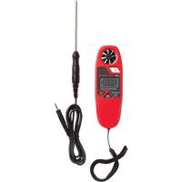 An&eacute;mom&egrave;tre et thermom&egrave;tre TMA5, Sans enregistrement des donn&eacute;es, Gamme de v&eacute;locit&eacute; d'air de 0,4 - 25 m/sec Mukwa Safety Services