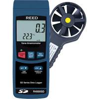 Thermo-Anemometer, Data Logging, 0.4 - 30 m/sec Air Velocity Range Mukwa Safety Services