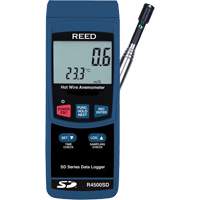 Thermo-Anemometer, Data Logging, 0.2 to 25.0 m/sec Air Velocity Range Mukwa Safety Services