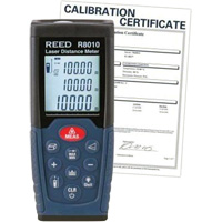Laser Distance Meter with NIST Certificate, 1.92" - 328' (5 cm - 100 m) Range, Digital (Electronic) Mukwa Safety Services