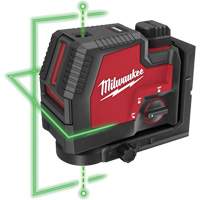 Laser vert &agrave; lignes crois&eacute;es et points daplomb rechargeable par USB Redlithium 21 Mukwa Safety Services
