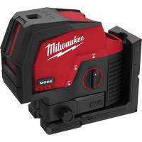 Laser vert &agrave; lignes crois&eacute;es et points d'aplomb M12 sans fil (outil seulement) Mukwa Safety Services