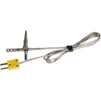 Type K Air Oven/Freezer Thermocouple Probe, 200 °C (392°F) Max. Temp. Mukwa Safety Services