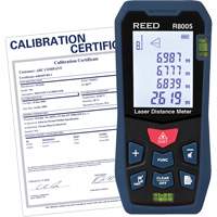 Laser Distance Meter with ISO Certificate, 0' - 164' (0 m - 50 m) Range, Digital (Electronic) Mukwa Safety Services