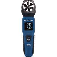 Bluetooth Smart Series Vane Anemometer, Data Logging, 0.6 - 25 m/sec/118 - 4921 ft./min/2.1 - 90 Km/hr/1.3 - 55.9 Mph Air Velocity Range Mukwa Safety Services
