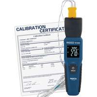 Bluetooth Smart Series Thermocouple Thermometer with Calibration Certificate, Contact, Digital, -328-2501°F (-200-1372°C) Mukwa Safety Services