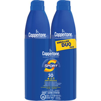 Sport&reg; Water Resistant Sunscreen, SPF 30, Aerosol Mukwa Safety Services