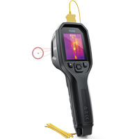 Cam&eacute;ra d'imagerie thermique IR 24:1 avec laser Bullseye et thermocouple de type K, 160 x 120 pixels, -10° - 45°C (14° - 113°F), 70 mK Mukwa Safety Services