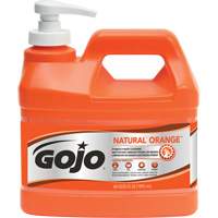 Nettoyant &agrave; mains Natural Orange, Pierre ponce, 1,89 L, Bouteille &agrave; pompe, Agrumes/Orange Mukwa Safety Services
