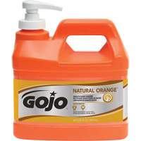 Nettoyant &agrave; mains Natural Orange, Cr&egrave;me, 1,89 L, Bouteille &agrave; pompe, Agrumes/Orange Mukwa Safety Services