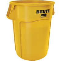 Brute&reg; Round Containers, Polyethylene, 44 US gal. Mukwa Safety Services