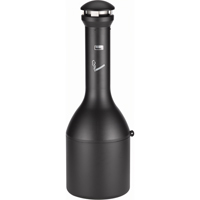 Solutions pour la gestion des m&eacute;gots de cigarettes Infinity, Sur pied, M&eacute;tal, Capacit&eacute; 4,13 gal. US, Hauteur 39-1/10" Mukwa Safety Services