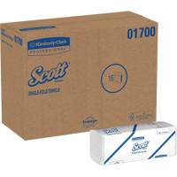 Essuie-mains Scott &agrave; pli simple, 1 pli, 10-1/2" lo x 9-3/10" la, 250 /pqt Mukwa Safety Services