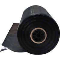 Garbage Bags, 3X Strong, 35" W x 49" L, 3 mils, Black Mukwa Safety Services