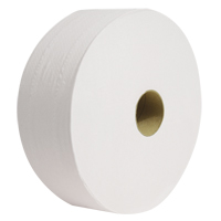 Pro Perform Toilet Paper, Jumbo Roll, 2 Ply, 1400' Length, White Mukwa Safety Services