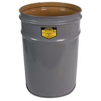 Cease-Fire&reg; Grey Smoking Receptacle Drum Mukwa Safety Services
