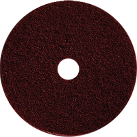 Floor Maintenance Pads, 17", Stripping, Brown Mukwa Safety Services