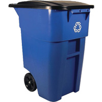 Contenant roulant BRUTE, De bureau, Plastique, 50 gal. US Mukwa Safety Services