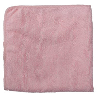 Chiffon de nettoyage pour travaux l&eacute;gers, Microfibre, Rouge Mukwa Safety Services