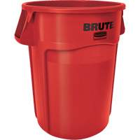 Round Brute&reg; Containers, Polyethylene, 32 US gal. Mukwa Safety Services
