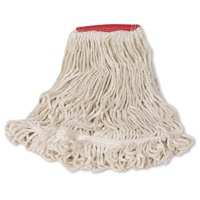 Super Stitch Wet Mop, Floor Finishing, Cotton/Yarn, 21 oz., Loop Style Mukwa Safety Services