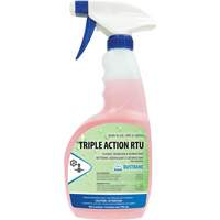 Action triple - nettoyant, d&eacute;graissant et d&eacute;sinfectant, 750 ml, Bouteille &agrave; g&acirc;chette Mukwa Safety Services