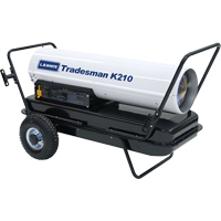 Tradesman&reg; Forced Air Heater, Fan, Kerosene, 210,000 BTU/H Mukwa Safety Services