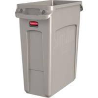 Slim Jim&reg; Vented Containers, Deskside, Polyethylene, 16 US gal. Mukwa Safety Services