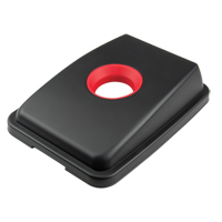 Waste Classification - Lid, Open Lid, Plastic, Fits Container Size: 17-1/4" x 12-1/2" Mukwa Safety Services