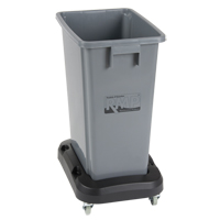 Recycling & Garbage Bin, Plastic, 16 US gal. Mukwa Safety Services