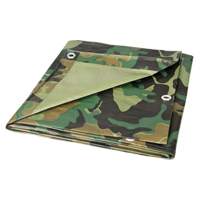 B&acirc;che, Robuste, Camouflage, 6' x 8' x 6 mils Mukwa Safety Services