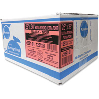 Sacs &agrave; d&eacute;chets de calibre industriel, T-Fort, 36" la x 26" lo, 1,17 mil, Noir Mukwa Safety Services