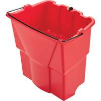 Seau optionnel Wavebrake pour eau sale, Capacit&eacute; de 4.5 gal. US (18 pintes), Rouge Mukwa Safety Services