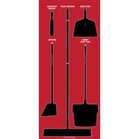 Ultra Aluma-Lite Dry Shadow Board (English Only) Mukwa Safety Services