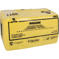 Chiffon &agrave; poussi&egrave;re robuste Masslin, Microfibre, Jaune Mukwa Safety Services