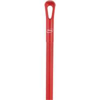 Ultra Hygiene Handle, Broom/Scraper/Squeegee, Red, Ergonomic, 59" L Mukwa Safety Services