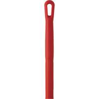 Handle, Broom/Scraper/Squeegee, Red, Ergonomic, 59" L Mukwa Safety Services