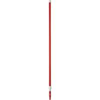 Deck Scrub Handle, Brush/Pad Holder, Red, Telescopic, 62"-113" L Mukwa Safety Services
