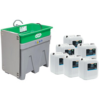 Ensemble de d&eacute;marrage pour lavage de pi&egrave;ces Maxi, Plastique Mukwa Safety Services