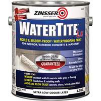 Peinture &agrave; l'&eacute;preuve de l'eau Mold & Mildew-Proof Watertite LX, 3,78 L, Gallon, Blanc Mukwa Safety Services