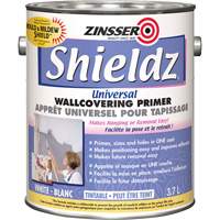 Couche primaire universelle pour murs Shieldz, 3,7 L, Gallon, Blanc teintable Mukwa Safety Services