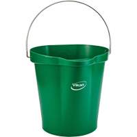 Seau pour l'hygi&egrave;ne des aliments, Vert, 3 gal. US Mukwa Safety Services