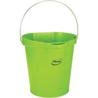 Seau pour l'hygi&egrave;ne des aliments, Lime, 3 gal. US Mukwa Safety Services